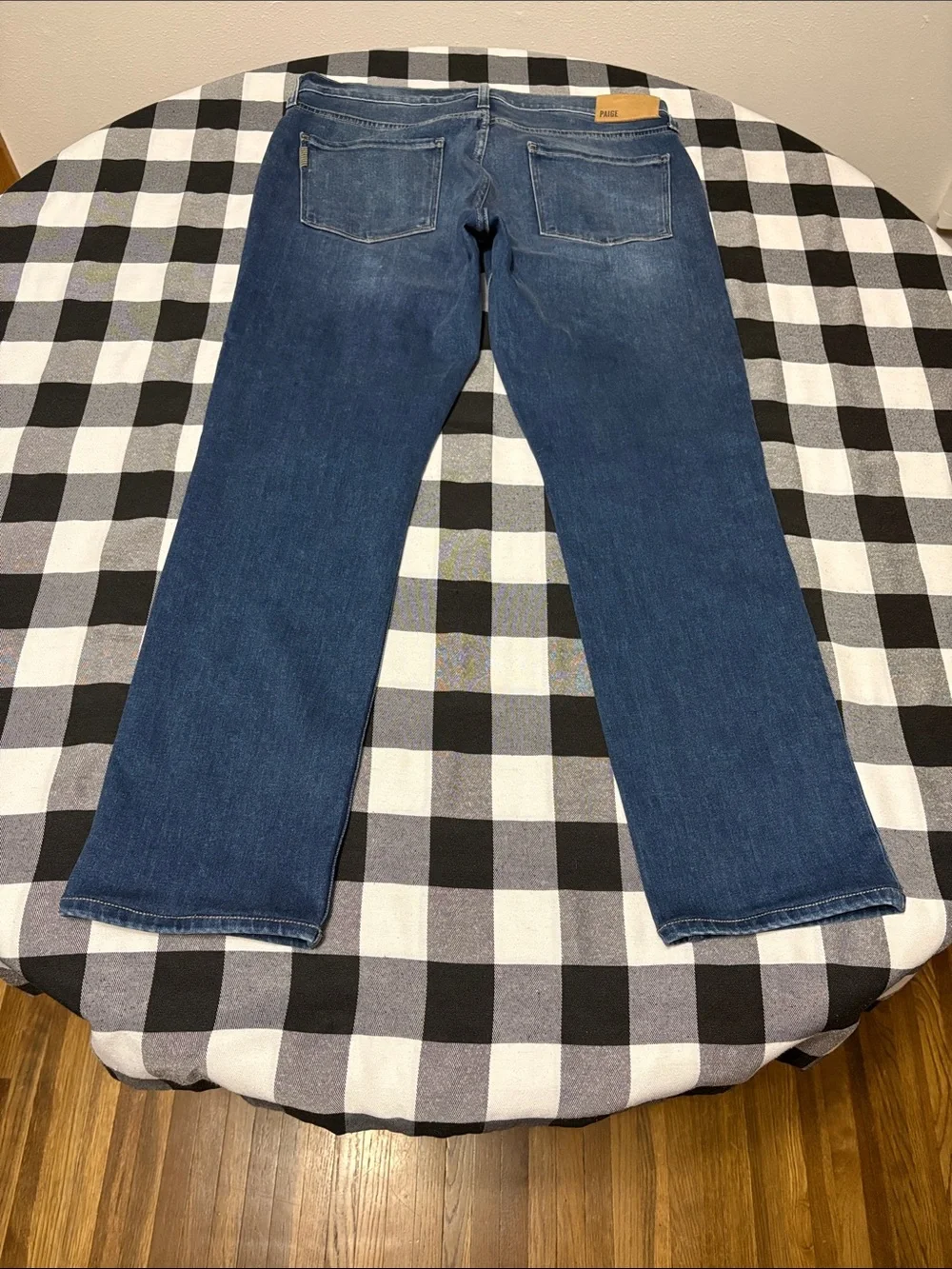 PAIGE Transcend Federal Slim Straight Jean Milburn Blue Men's 33 x 30 Stretch